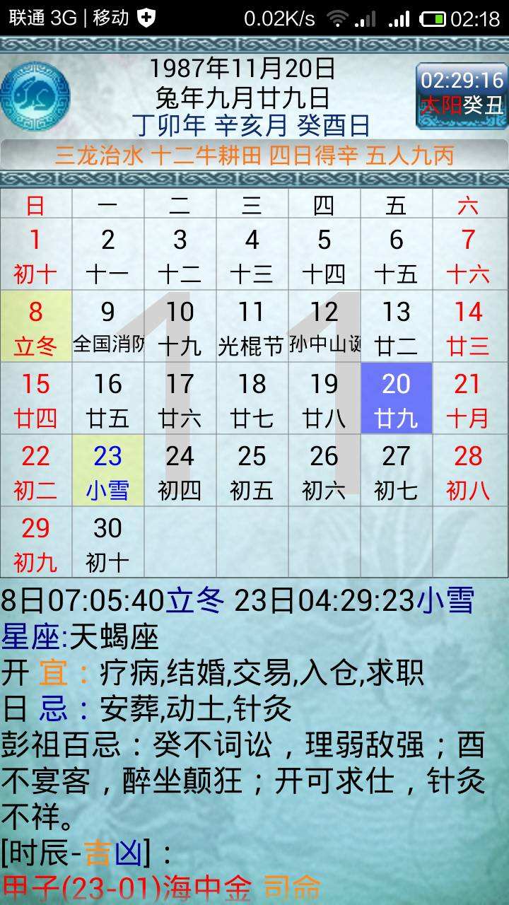 11月25日星座(11月25日星座性格)