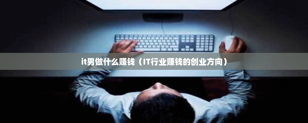 it男做什么赚钱（IT行业赚钱的创业方向）