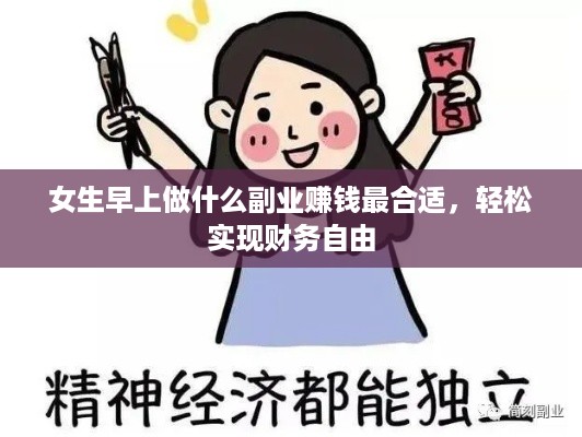 女生早上做什么副业赚钱最合适，轻松实现财务自由